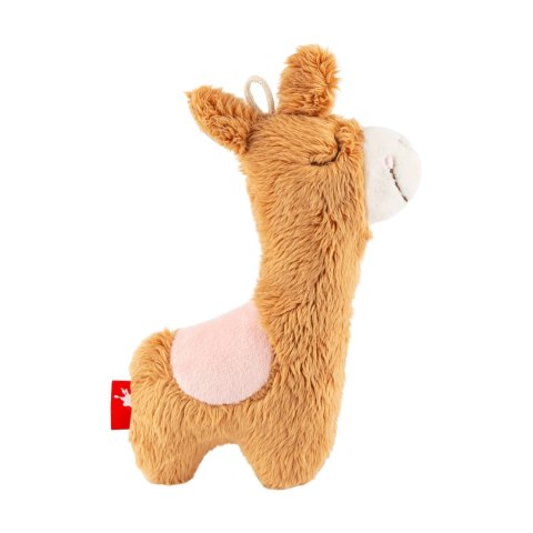 Pluszowa pierwsza przytulanka Lama grzechotka dla dzieci maskotka sigikid