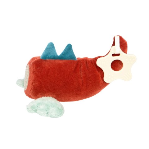 Przytulanka Smok na rzepy 45cm wielofunkcyjna zabawka rozwojowa sigikid