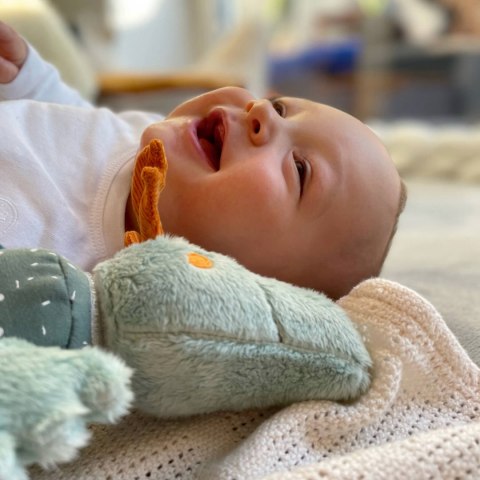 Przytulanka Smok na rzepy 45cm wielofunkcyjna zabawka rozwojowa sigikid