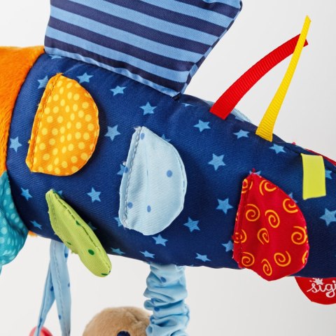 Zabawka aktywnościowa Rybki 26cm szeleścik grzechotka gryzak dzieci sigikid