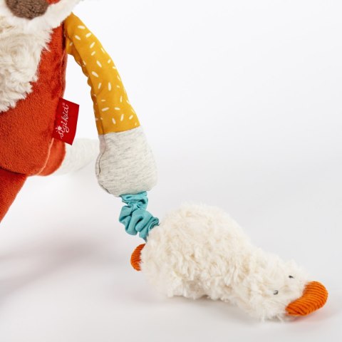 Zabawka rozwojowa Lisek 32cm szeleścik grzechotka gryzaczek dzieci sigikid