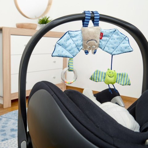 Zabawka rozwojowa Nietoperze szeleścik grzechotka piszczałka dzieci sigikid