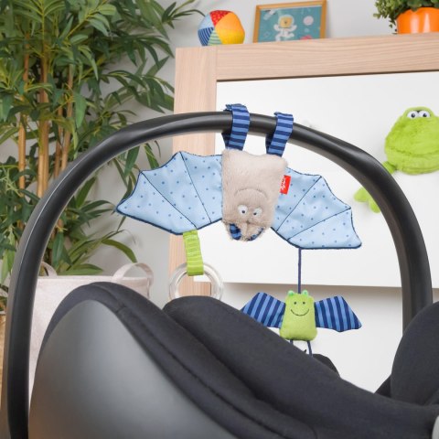 Zabawka rozwojowa Nietoperze szeleścik grzechotka piszczałka dzieci sigikid