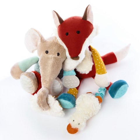 Zabawka rozwojowa Słonik z pozytywką 27cm szeleścik grzechotka sigikid
