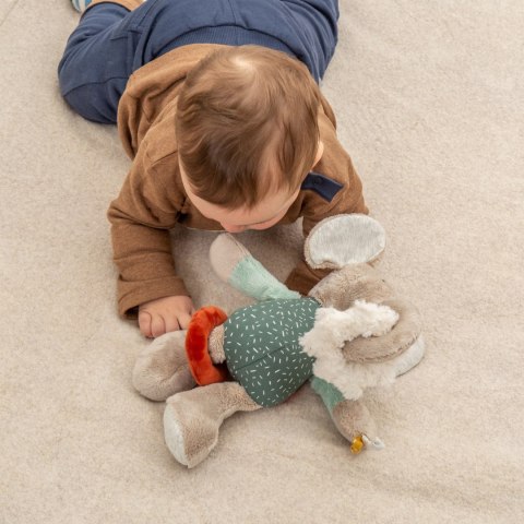 Zabawka rozwojowa Słonik z pozytywką 27cm szeleścik grzechotka sigikid