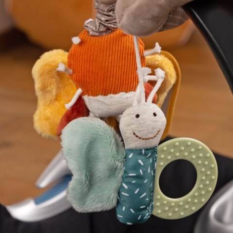 Zabawka rozwojowa Spirala Motyle grzechotka lusterko gryzak 45cm sigikid