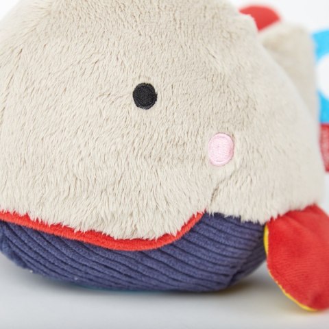 Zabawka rozwojowa Wieloryb szeleścik grzechotka gryzaczek piszczałka sigikid