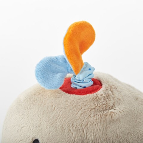 Zabawka rozwojowa Wieloryb szeleścik grzechotka gryzaczek piszczałka sigikid