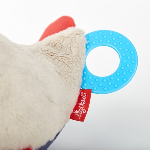 Zabawka rozwojowa Wieloryb szeleścik grzechotka gryzaczek piszczałka sigikid