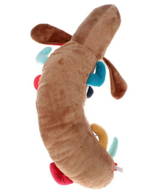 Zabawka rozwojowa poduszka Piesek XXL 80cm szeleścik grzechotka sigikid