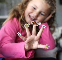 Zestaw naklejek do zabawy Pippi Langstrumpf, zabawka dla dzieci, naklejki