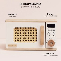 Drewniana kuchenka mikrofalowa dla dzieci, zabawa w gotowanie Le Toy Van