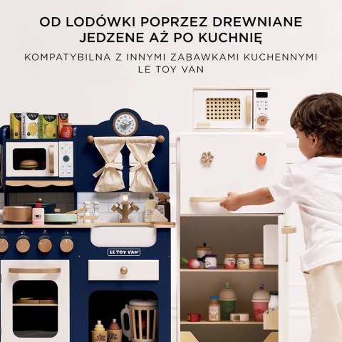 Drewniana kuchenka mikrofalowa dla dzieci, zabawa w gotowanie Le Toy Van