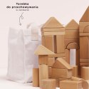 Drewniane klocki zestaw 60 sztuk, zabawka edukacyjna dla dzieci, Le Toy Van