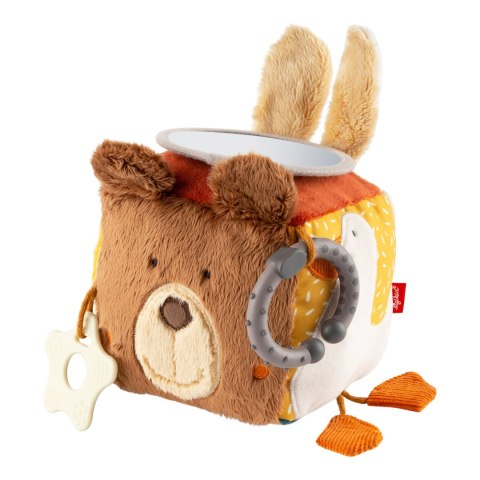 Miękka interaktywna kostka zwierzątka zabawka rozwojowa dla dzieci sigikid