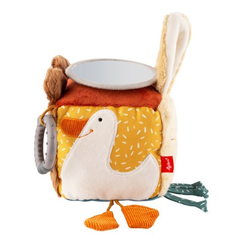 Miękka interaktywna kostka zwierzątka zabawka rozwojowa dla dzieci sigikid