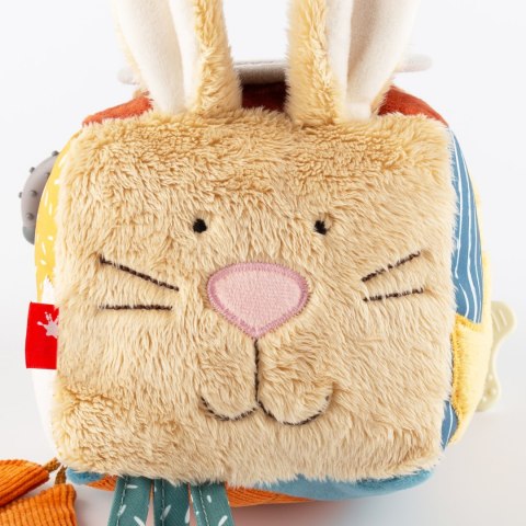 Miękka interaktywna kostka zwierzątka zabawka rozwojowa dla dzieci sigikid