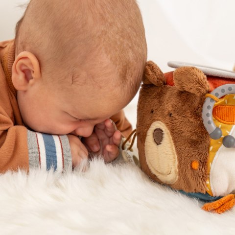 Miękka interaktywna kostka zwierzątka zabawka rozwojowa dla dzieci sigikid