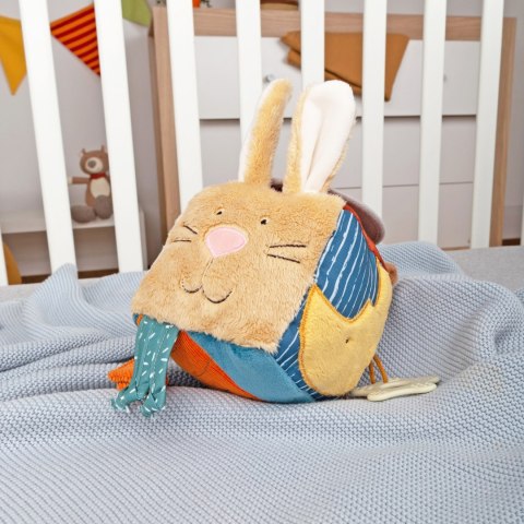 Miękka interaktywna kostka zwierzątka zabawka rozwojowa dla dzieci sigikid