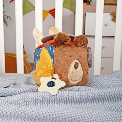 Miękka interaktywna kostka zwierzątka zabawka rozwojowa dla dzieci sigikid