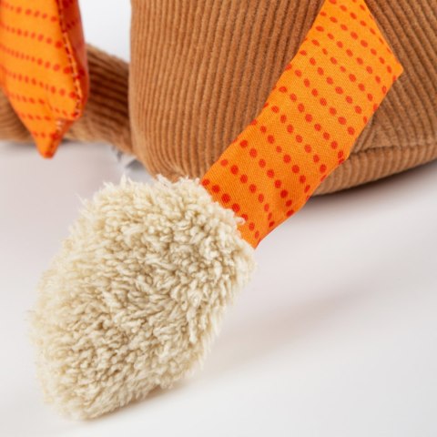 Pierwsza przytulanka Lew 32cm patchworkowa maskotka zabawka dzieci sigikid