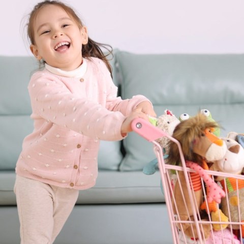 Pierwsza przytulanka Lew 32cm patchworkowa maskotka zabawka dzieci sigikid