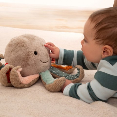 Pierwsza przytulanka Ośmiornica 26cm patchwork maskotka zabawka sigikid