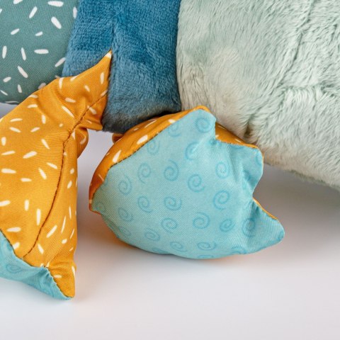 Pierwsza przytulanka pluszowy Krokodyl 43cm patchworkowa maskotka sigikid