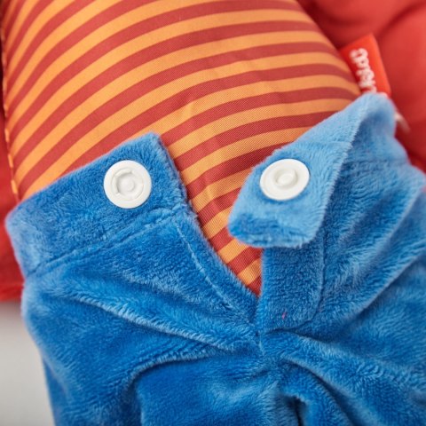 Pluszowa zabawka edukacyjna Małpka nauka przebierania 43cm lalka sigikid