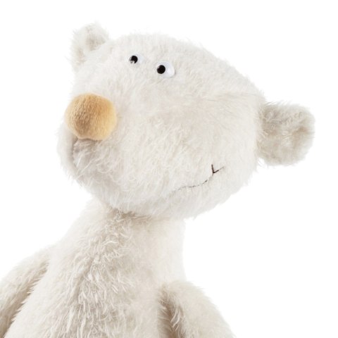 Pluszowy biały Miś Ach Good! 36 cm pierwsza przytulanka dla dzieci sigikid
