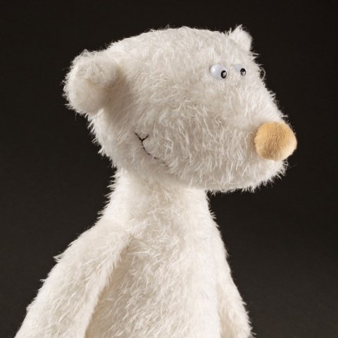 Pluszowy biały Miś Ach Good! 36 cm pierwsza przytulanka dla dzieci sigikid