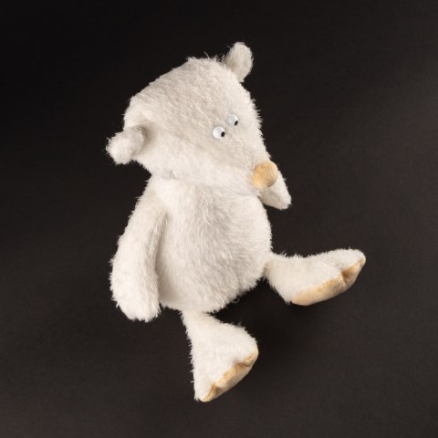 Pluszowy biały Miś Ach Good! 36 cm pierwsza przytulanka dla dzieci sigikid