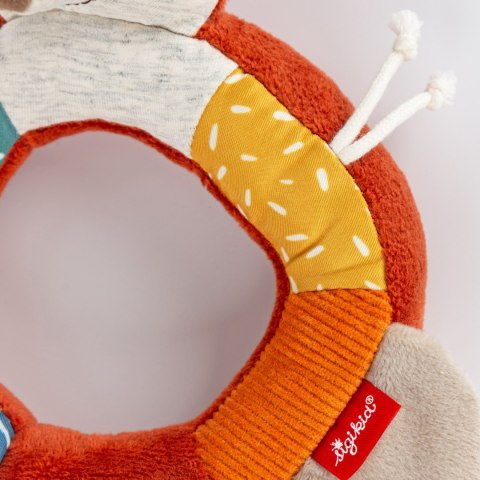 Pluszowy interaktywny pierścień Lis zabawka rozwojowa dla dzieci sigikid