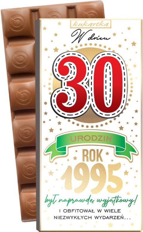 Czekolada Urodziny 30 (cyfry, roczniki) 423