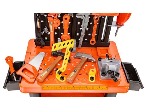 Zestaw Majsterkowicza, Warsztat stolarski - stolik, klucze, piła