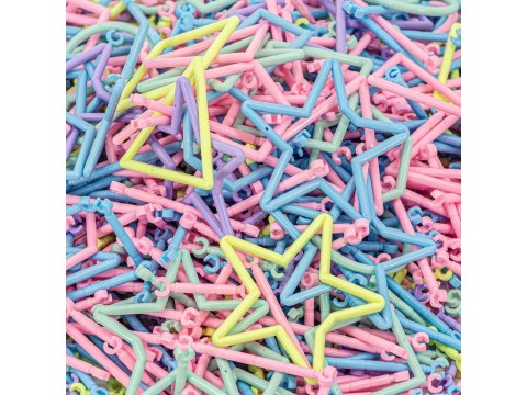 Patyczki Słomki Konstrukcyjne, Klocki Edukacyjne ok. 1000 Elementów AUTO