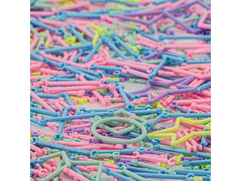 Patyczki Słomki Konstrukcyjne, Klocki Edukacyjne ok. 1000 Elementów AUTO