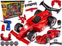 Zabawkowy samochód wyścigowy Formuła do rozkręcania i skręcania
