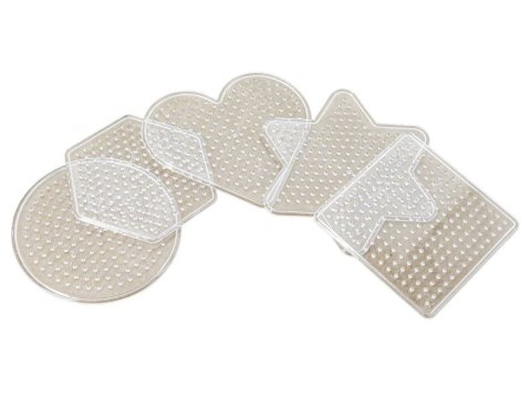 Szablon Do Prasowanek, Podstawka 4 Wzory, Kształty, KOŁO KWADRAT SERCE GWIAZDKA Prasowanka Koraliki Do Prasowania