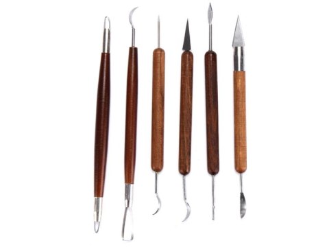 Zestaw Narzędzi Do Rękodzieła, Modelowania Ceramiki, Do Rzeźbienia 6 Elementów