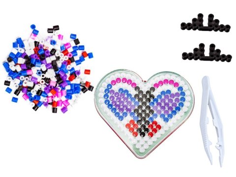 Koraliki do prasowania, Prasowanka, Szablon, Saszetka MOTYL SERCE