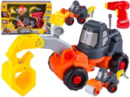 KOPARKA, SPYCH, WALEC do rozkręcania i skręcania, 3w1, Wkrętarka