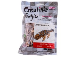 Koraliki do prasowania Wersja 3D, ANKYLOZAUR, DINOZAUR, Saszetka, Prasowanka