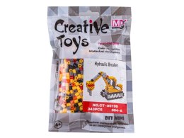 Koraliki do prasowania Wersja 3D, KOPARKA MŁOT, Saszetka, Prasowanka