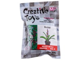 Koraliki do prasowania Wersja 3D, Szablon Kwiatek Wrzos Lawenda, Saszetka, Prasowanka