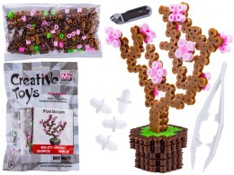 Koraliki do prasowania Wersja 3D, Szablon Kwitnące Drzewo, Saszetka, Prasowanka