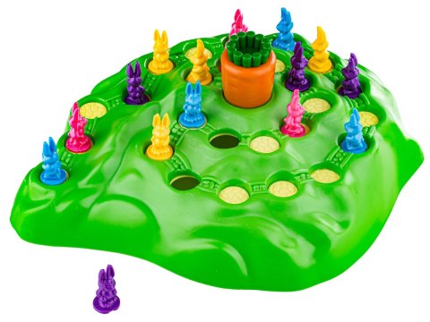 Rodzinna Gra Planszowa WYŚCIGI KRÓLICZKÓW, Wyścig Po Marchewkę, Bunny Gam