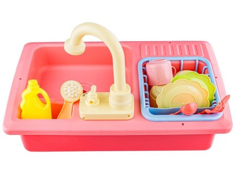 Zlewozmywak Z Kranem, Zlew Do Mycia Naczyń + Akcesoria RÓŻOWY