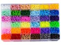 Koraliki Do Prasowania 12000szt, Prasowanka, Koraliki Uzupełniające Do Prasowanek, ORGANIZER 36 Kolorów Przecena 2