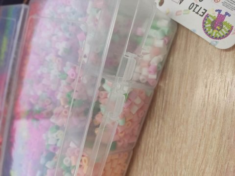 Koraliki Do Prasowania 12000szt, Prasowanka, Koraliki Uzupełniające Do Prasowanek, ORGANIZER 36 Kolorów Przecena 2